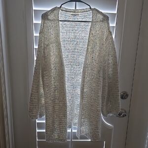 Cozy White Knit Sweater